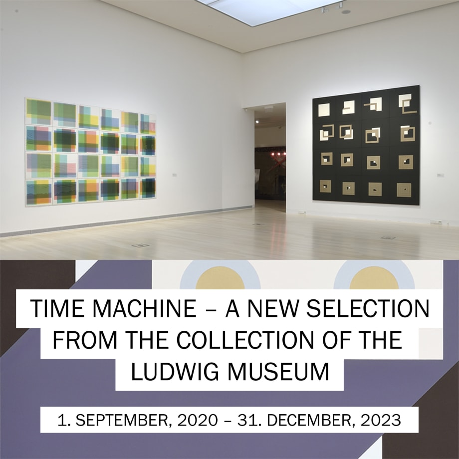 GIZELLA RÁKÓCZY IN ‘TIME MACHINE – A NEW SELECTION FROM THE COLLECTION OF THE LUDWIG MUSEUM’ AT LUDWIG MUSEUM, BUDAPEST, HUNGARY