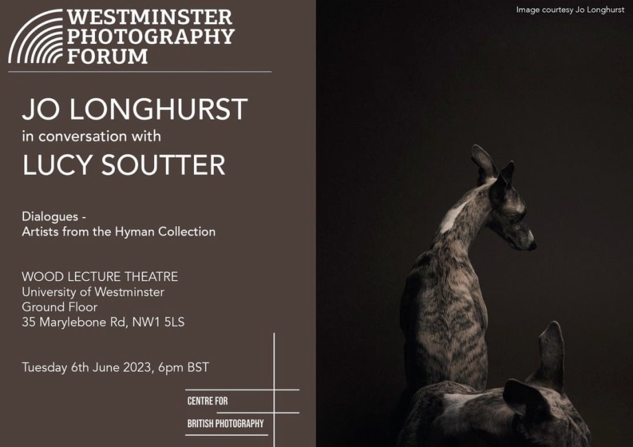 Jo Longhurst in conversation with Lucy Souter., Westminster Photo Forum / CBP