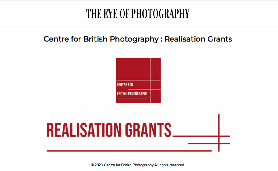 THE EYE OF PHOTOGRAPHY