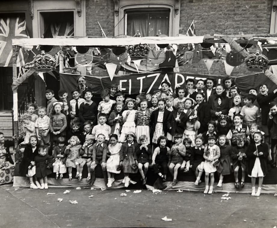 Nigel Henderson. Coronation Street Parties (1953), Rare Vintage Photographs