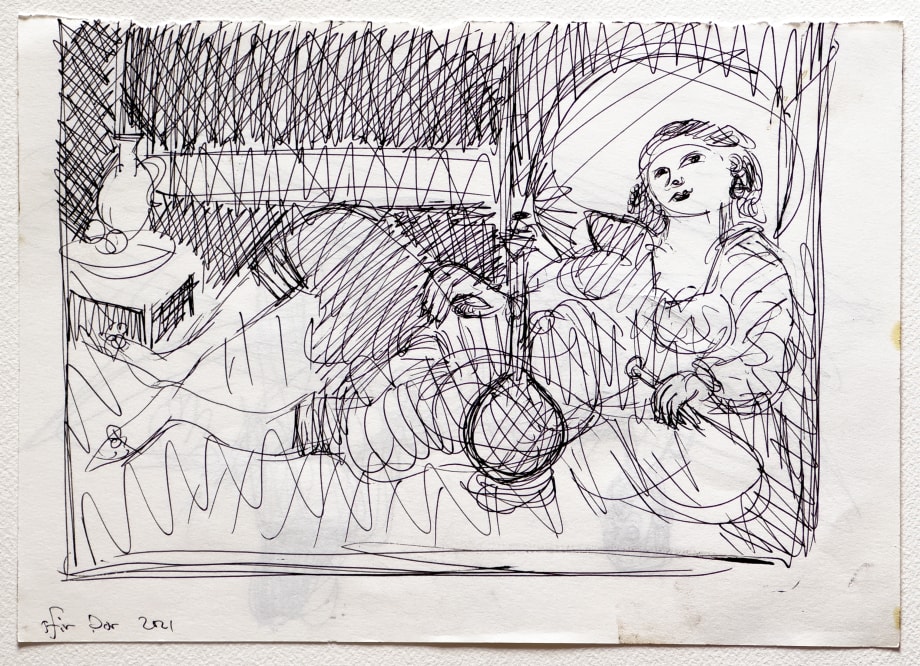 Ofir Dor, Reclined Woman