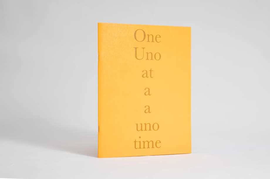 Uno a uno / One at a time, Laura González Cabrera