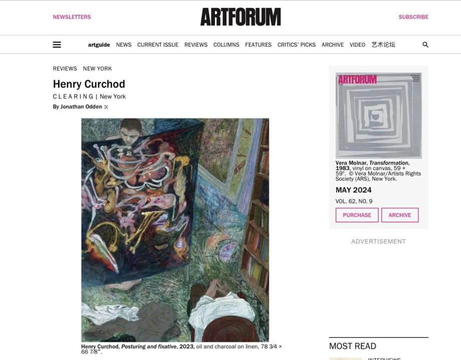 Review: Henry Curchod, C L E A R I N G, New York