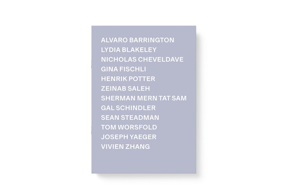 after image, Alvaro Barrington, Lydia Blakeley, Nicholas Cheveldave, Gina Fischli, Henrik Potter, Zeinab Saleh, Sherman Mern Tat Sam, Gal Schindler,...