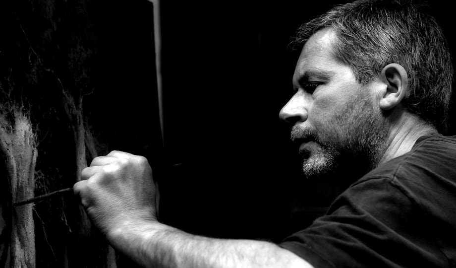 Matteo Massagrande in his studio.