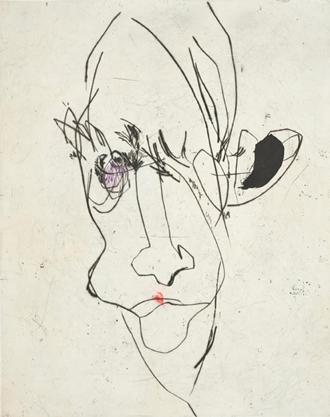 GAËL DAVRINCHE - SANS TITRE 1 I ENGRAVING AQUATINT AND DRY POINT