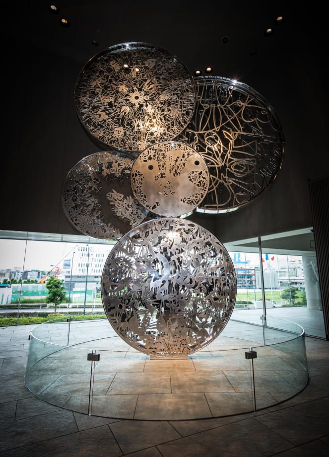 Nadim Karam Unveils New Sculpture at Nissan Headquarters