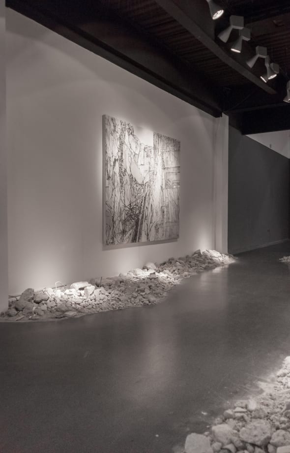 View of Tammam Azzam: The Road, 2016.