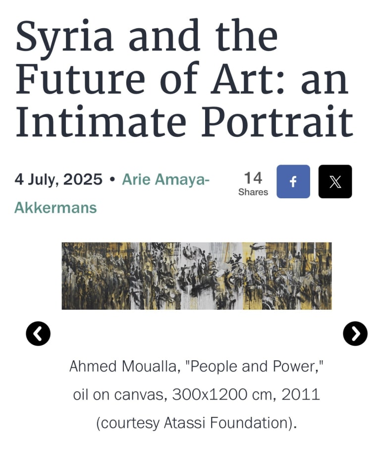 Syria and the Future of Art: an Intimate Portrait