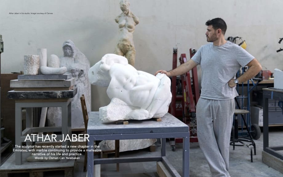 ATHAR JABER, The sculptor has recently started a new chapter in the Emirates, with marble continuing to provide a malleable...