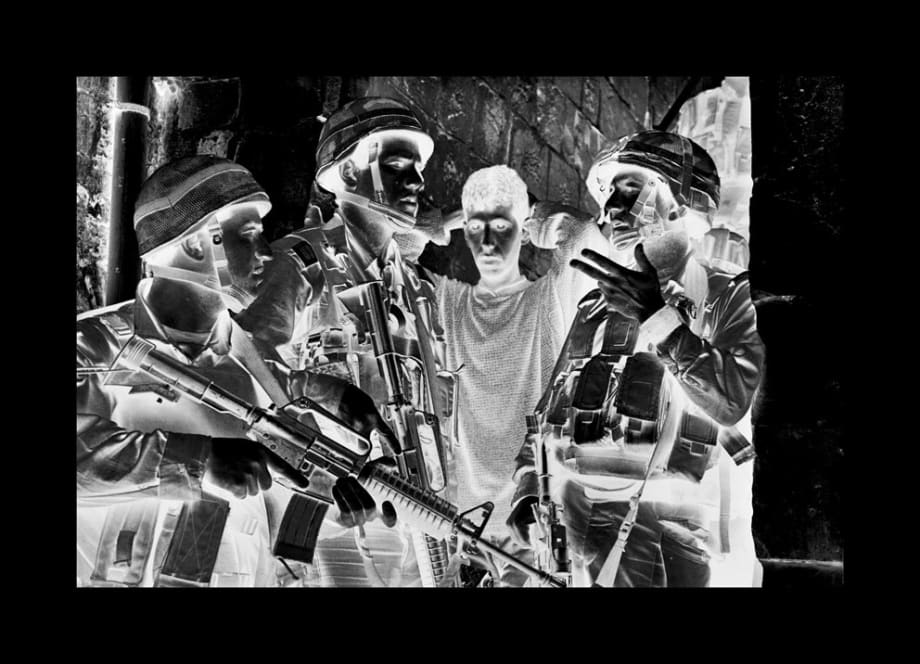 Rula Halawani, Untitled XII from Negative Incursion series, 2002, Archival Print, 90 x 124 cm, Edition of 5 + 1 AP