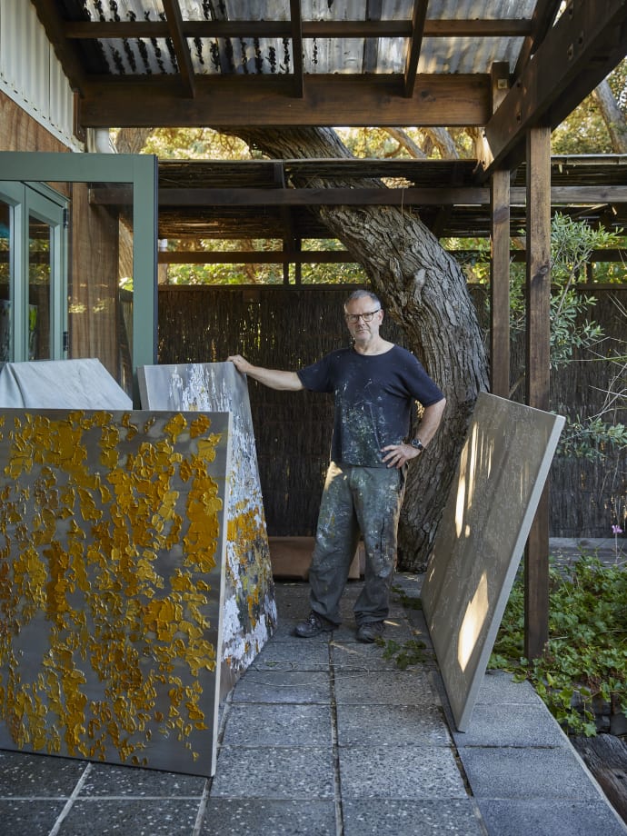 Brendan Burns in Piha Studio