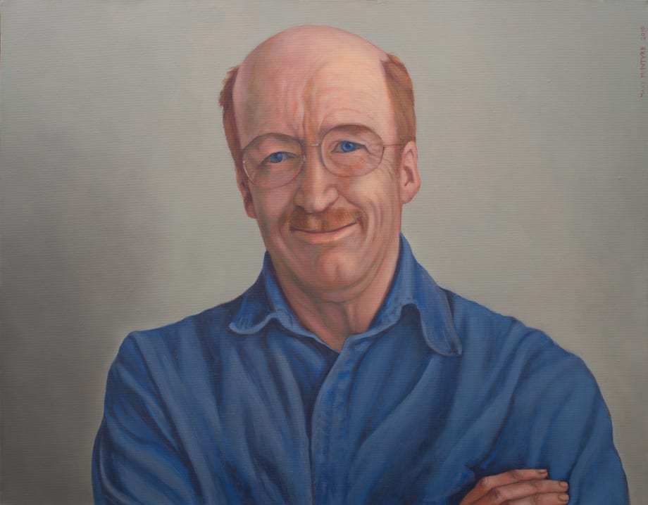 Portrait of Greer Twiss painting by Mary McIntyre
