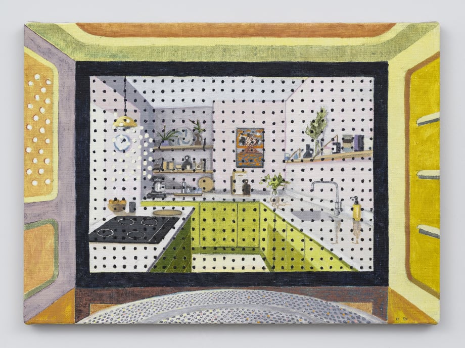 DICKON DRURY POV: You are Egg Fried Rice, 2025 Acrylic and oil on flax 31 x 42 cm 12 1/4 x 16 1/2 in