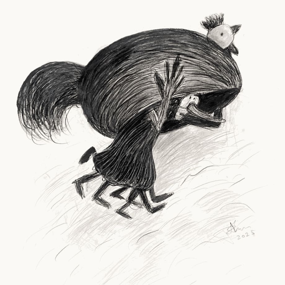 Mother, Junglefowl & Scarecrow, Pathum Sameera