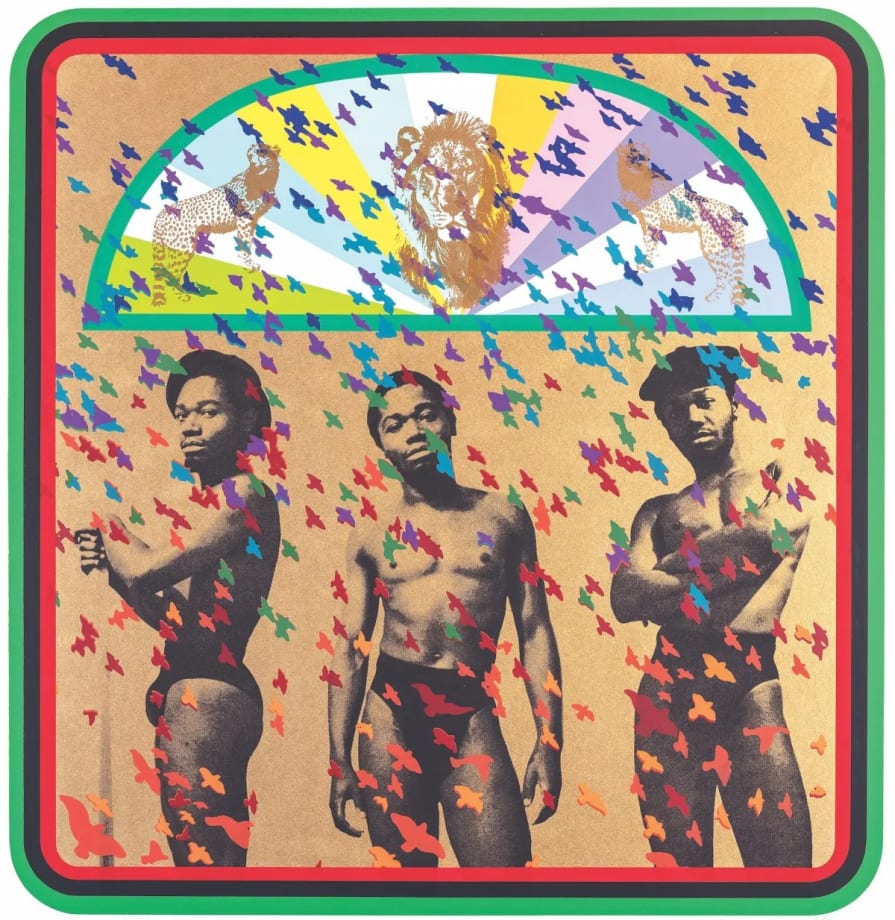 Ben Jones, “Stand/Funk Elegance” (1975), silkscreen on paper (© Ben Jones, courtesy the artist)