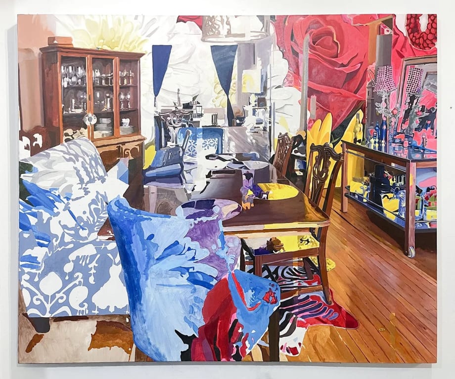 Darryl Westly, “Interior/Exterior Salon (gestalt),” 2023. Courtesy the Artist