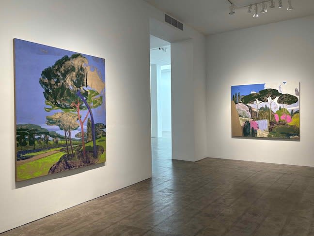 installation view of eric dever exhibition