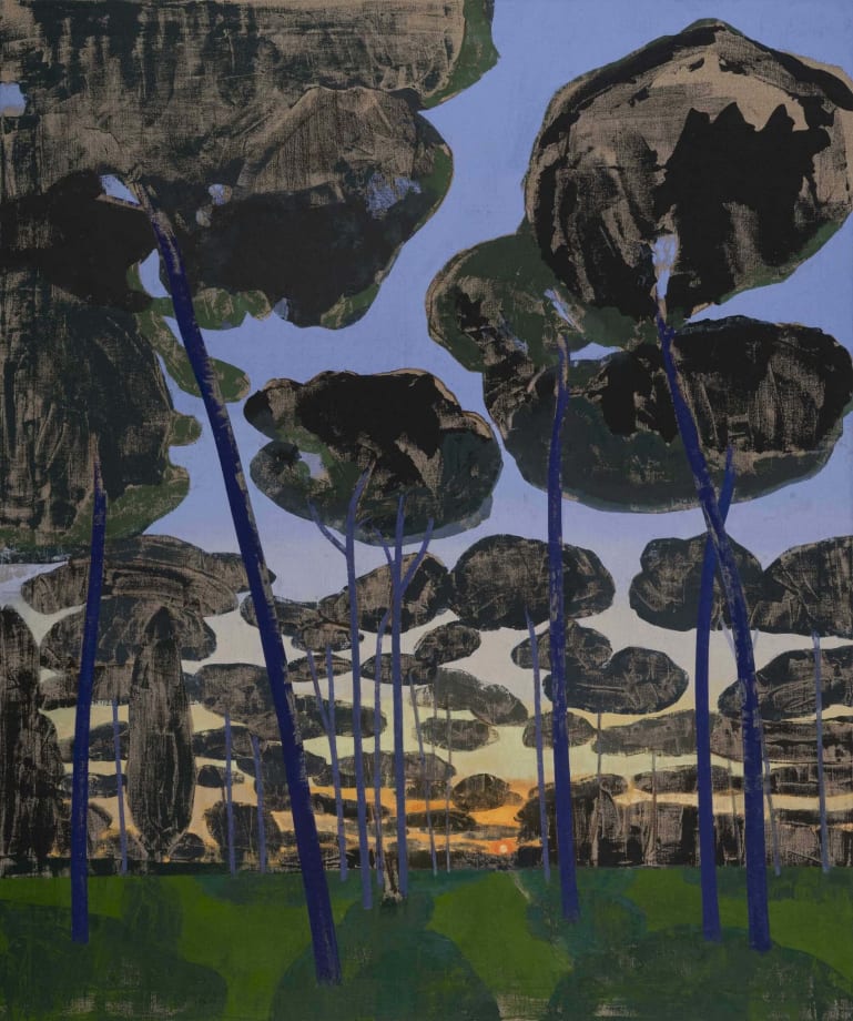 Eric Dever, Stone Pine, Villa Borghese, 2025