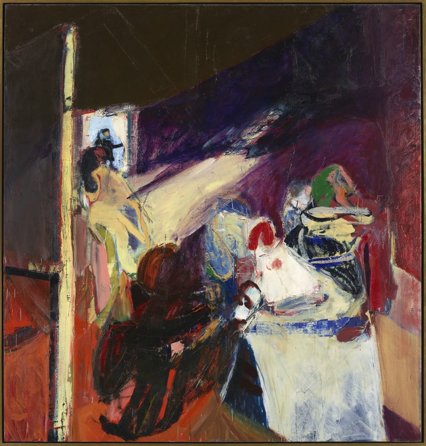 Bernice Bing, Velazquez Family No. II, 1961, oil on canvas, 71 x 68 inches, © Bernice Bing Estate
