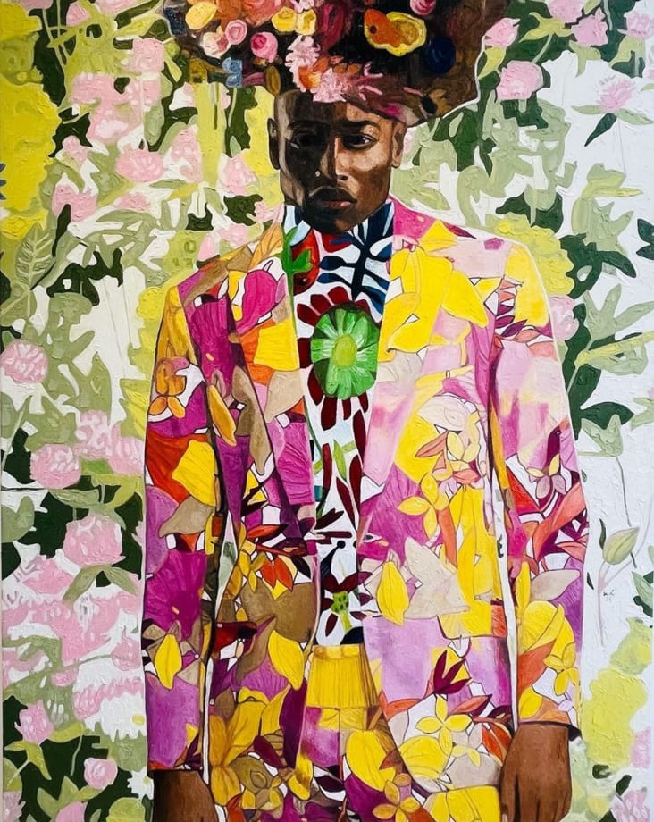 Wole Lagunju: Study of the Greek god, Pan