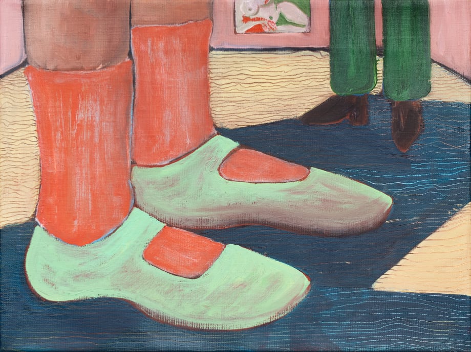 Kyvèli Zoi Intimate Room, 2024 Oil on linen 22 x 30 cm