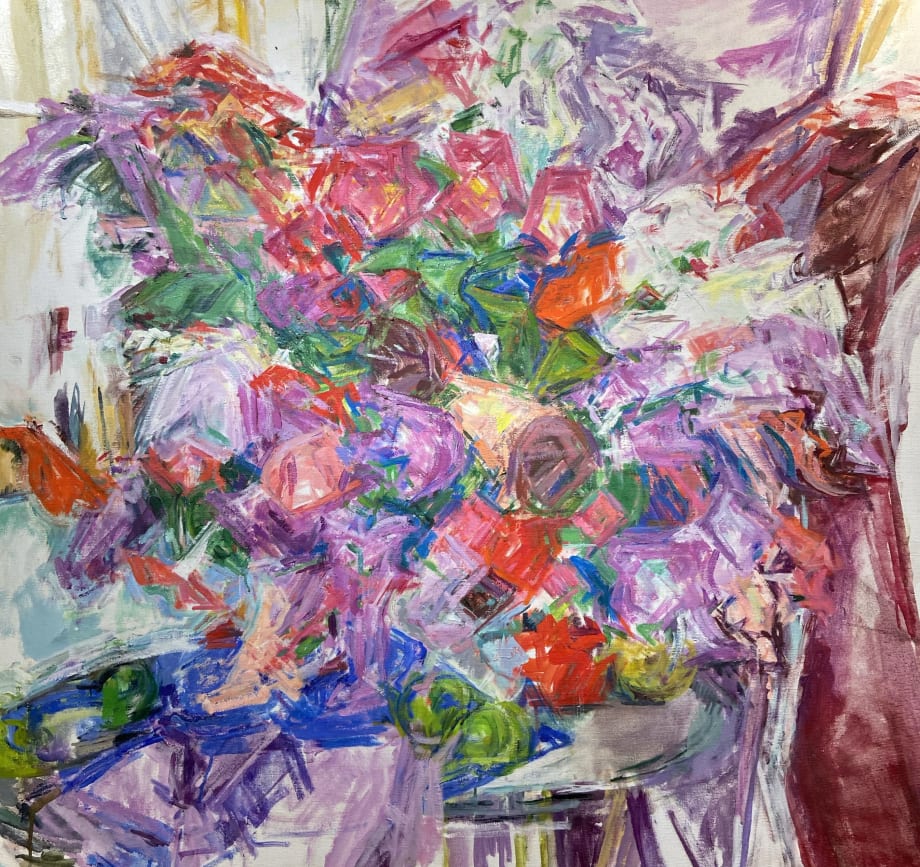 Mercedes Matter Untitled (Tabletop Still Life), c. 1990-95 Oil on canvas 38 x 40 inches