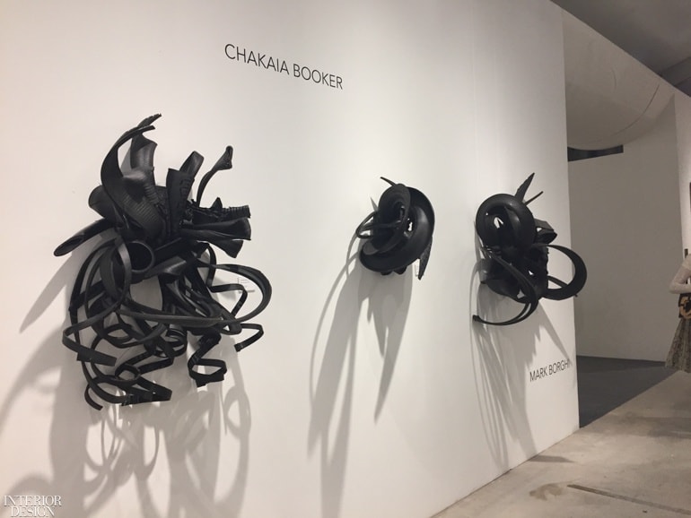 Tire sculptures by Chakaia Booker
