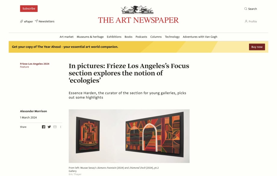 Yeni Mao in The Art Newspaper