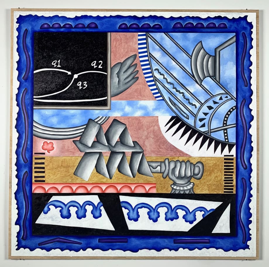 Jason Silva, Playing Card N3 (2020), oil on panel