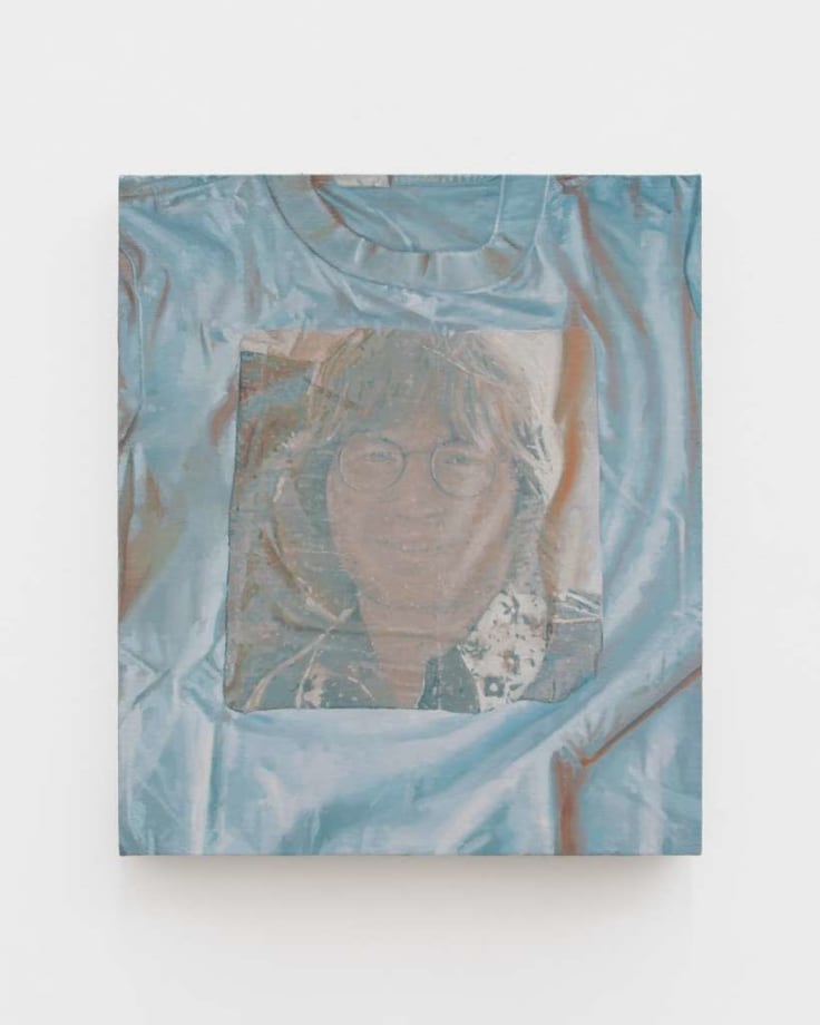 Michael Lombardo, John Denver, 2025, Oil on linen, 35.6 x 30.5 cm