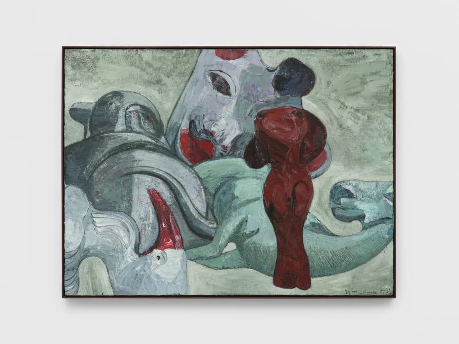 Igor Moritz, All in one Heap!, 2025, Oil on linen, 90 x 120 cm