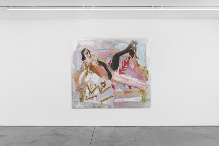 Alida Cervantes, Mira si te gusta, 2021, Oil on aluminium, 60 x 68 inches