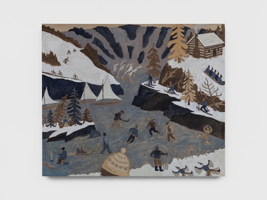 James Morse, On The Lake, 2023, Oil on linen, 101.6 x 121.9 cm