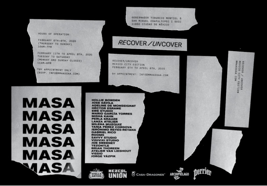 Joe Sweeney | RECOVER / UNCOVER MASA | MEXICO CITY EDITION