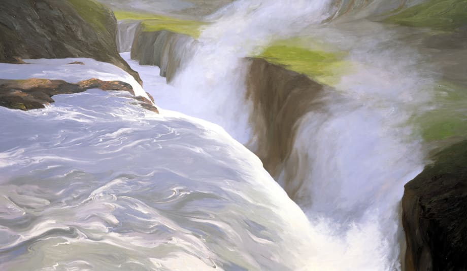 ART REVIEW; Landscapes That Push The Boundaries, By Benjamin Genocchio, The New York Times