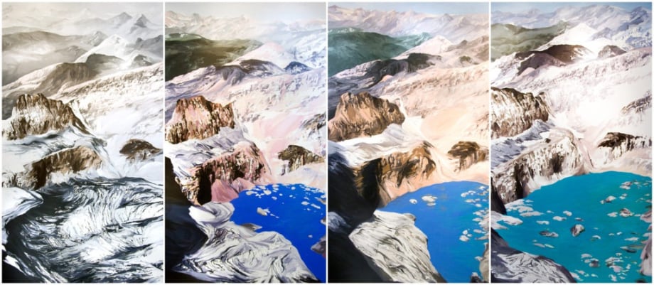 These time-keeping paintings capture the disappearing glaciers, By Monica Rogozinski, WHYY / PBS