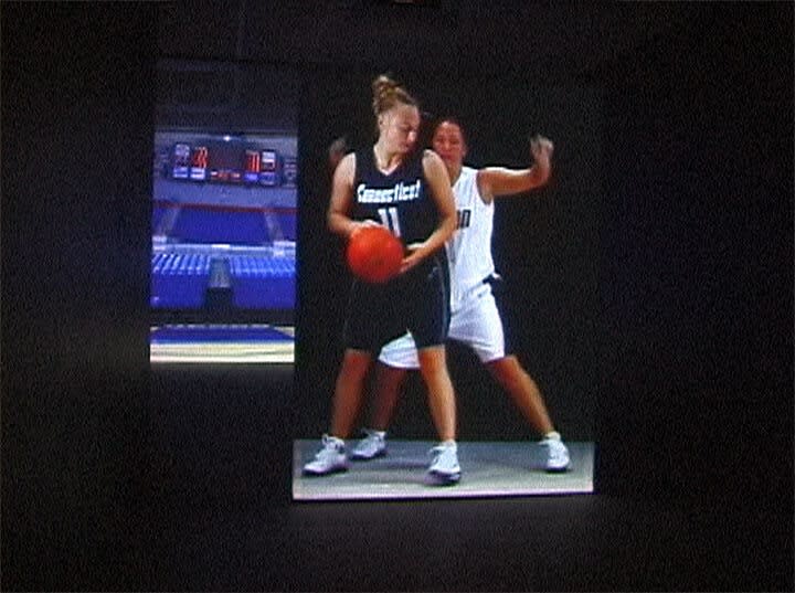 Former UConn Players' Drills Become a Work of Art, By Donna Tommelleo, The Boston Globe