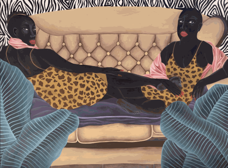 Zandile Tshabalala, Two Reclining Women, 2020.