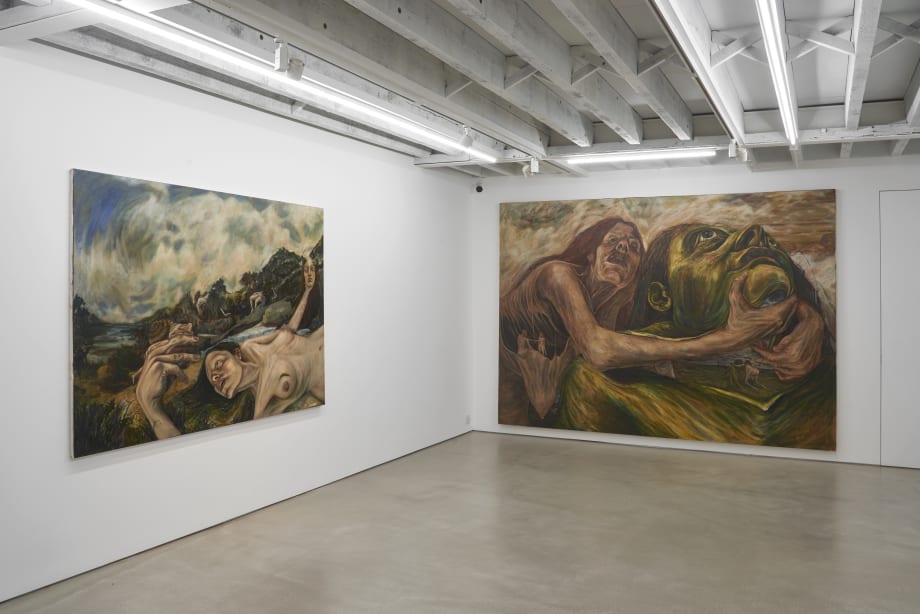 Nour el Saleh: Underfoot, installation view, Edel Assanti, London, UK, 2022.