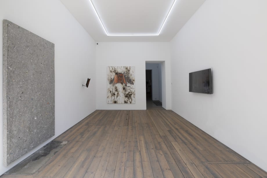 Marcin Dudek: Rite of Passage, installation view, Edel Assanti, London, 2022.