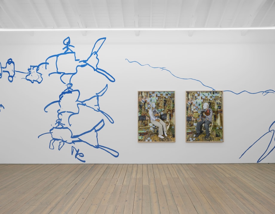 Sheida Soleimani: Ghostwriter, installation view, Edel Assanti, London, 2023.