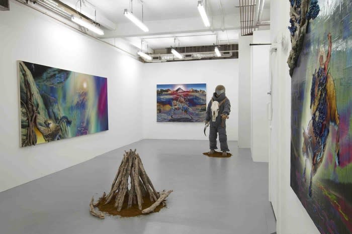 'The Solar Cry' installation view, Edel Assanti, London, UK, 2012