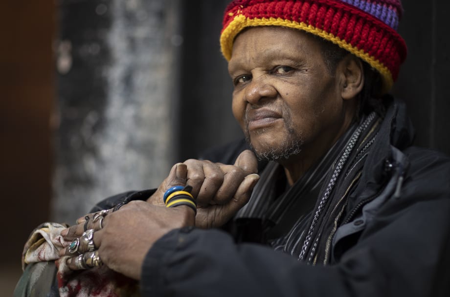 Lonnie Holley, 2022. Photograph: Will Amlot. Courtesy of Edel Assanti