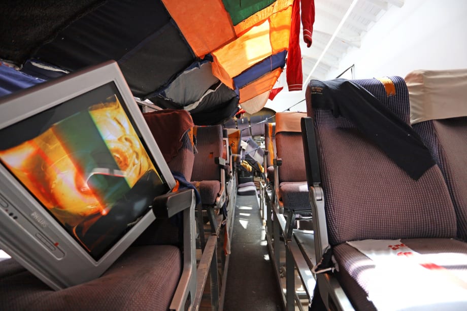 Marcin Dudek: NEOPLAN, installation view, Edel Assanti, London, 2023.