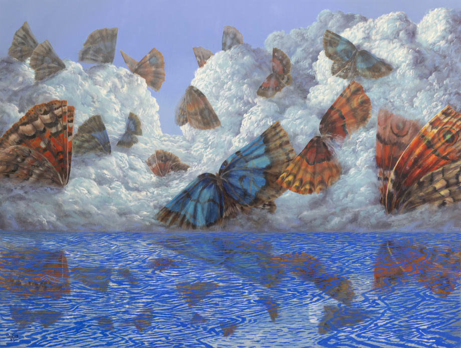 Majd Kurdieh Untitled (Soul), 2025 Oil on Canvas 120 x 90 CM