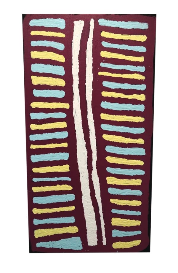 Josephine Napurrula, 'Minyma Tjukurrpa', Acrylic and oil on canvas, 76.2cm x 40.6cm.