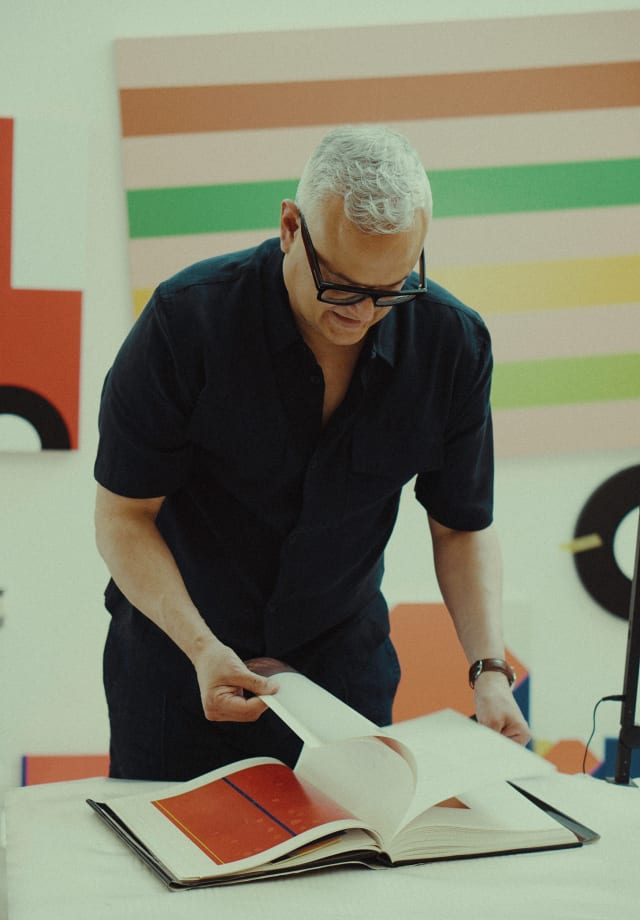 Artist, Juan Bolivar, 2023. Image courtesy of Julius Killerby.