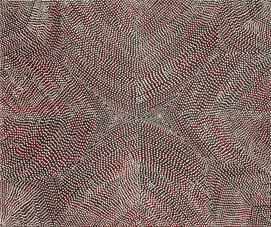 Maureen Poulson Napangardi, 'Kapi Tjukurrpa- Kalipinypa', 2021, Acrylic on linen, 76cm x 91cm.