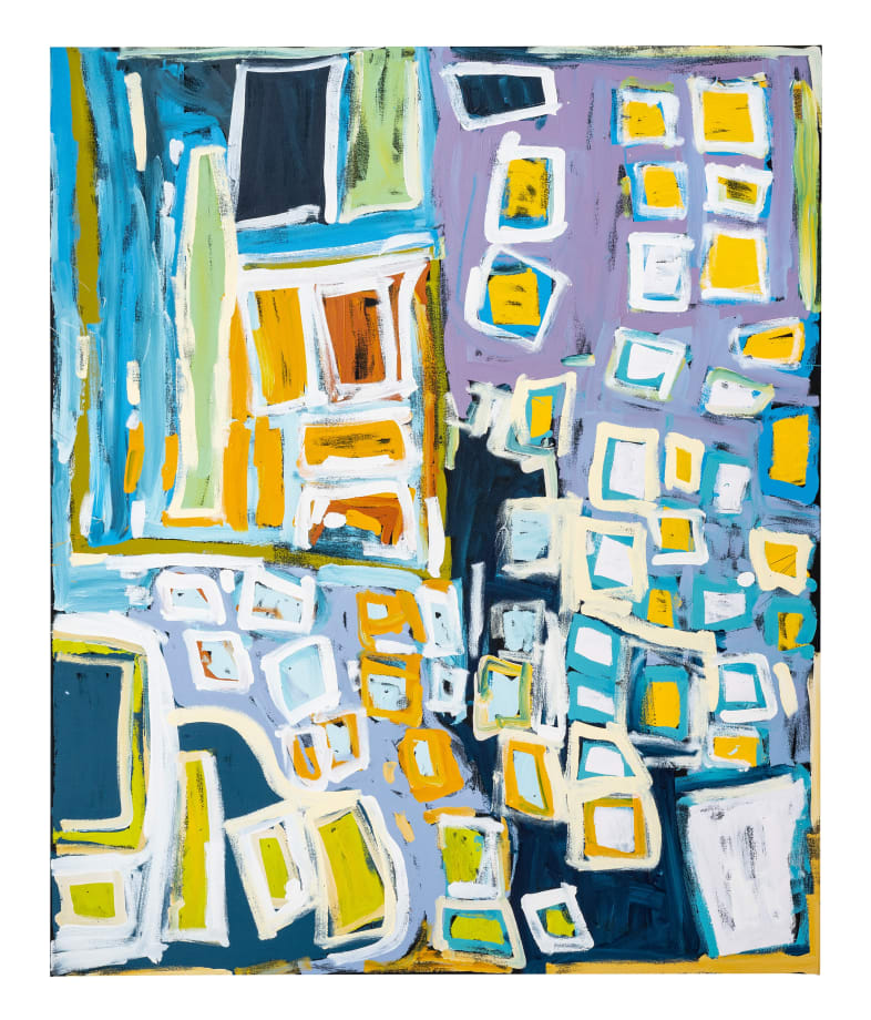 Bob Gibson Tjungarrayi, 'Patjantja', 2020, Acrylic and oil on canvas, 146.5 cm x 176.5 cm